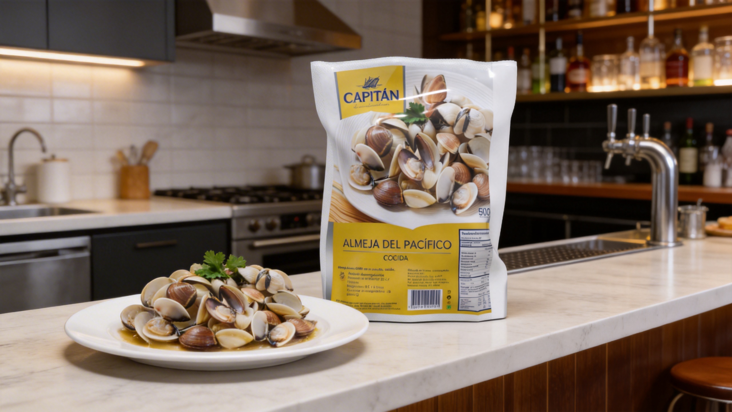 Almeja del Pacífico Cocida — Capitán