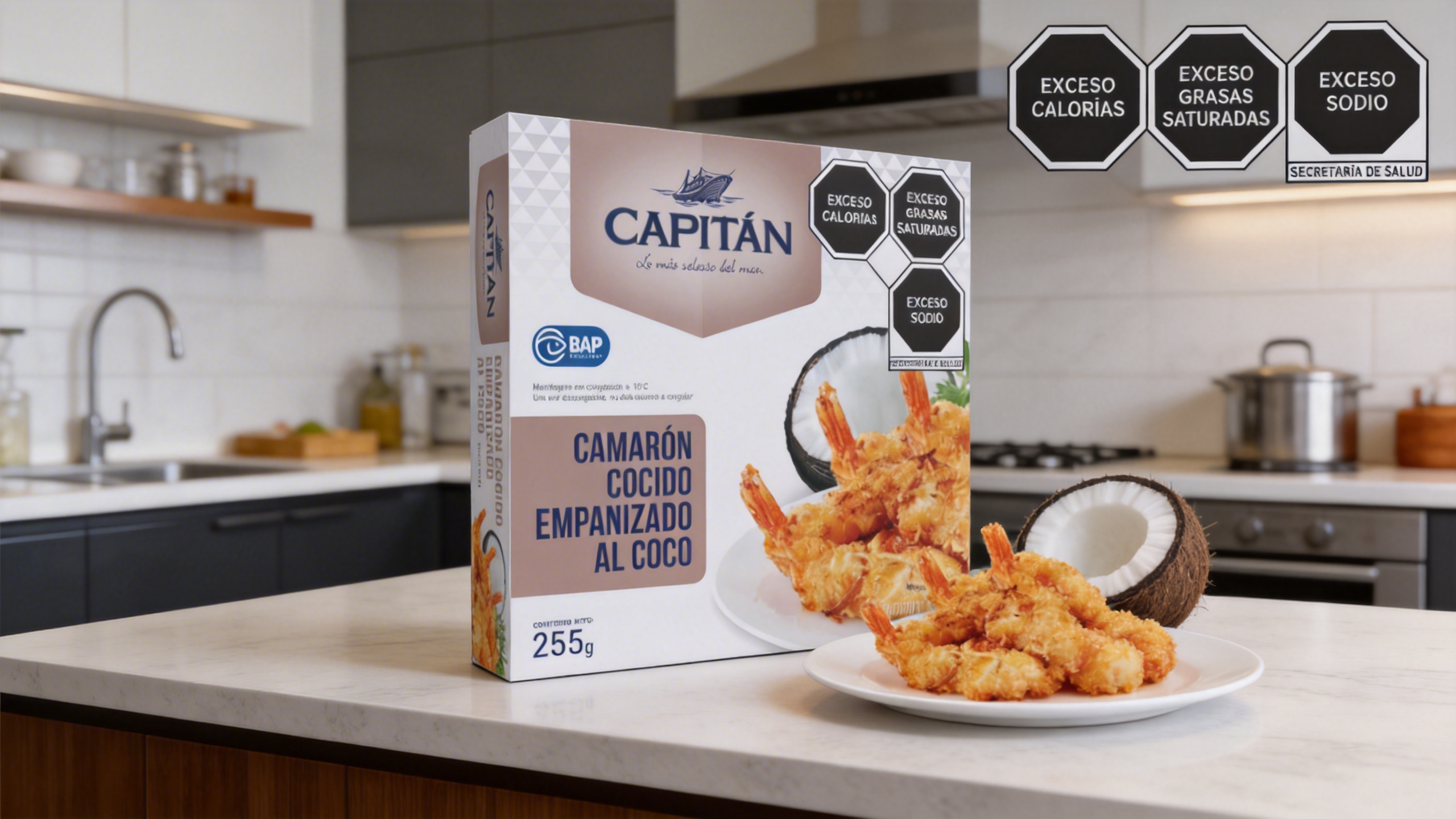 Camarones Empanizados al Coco — Capitán