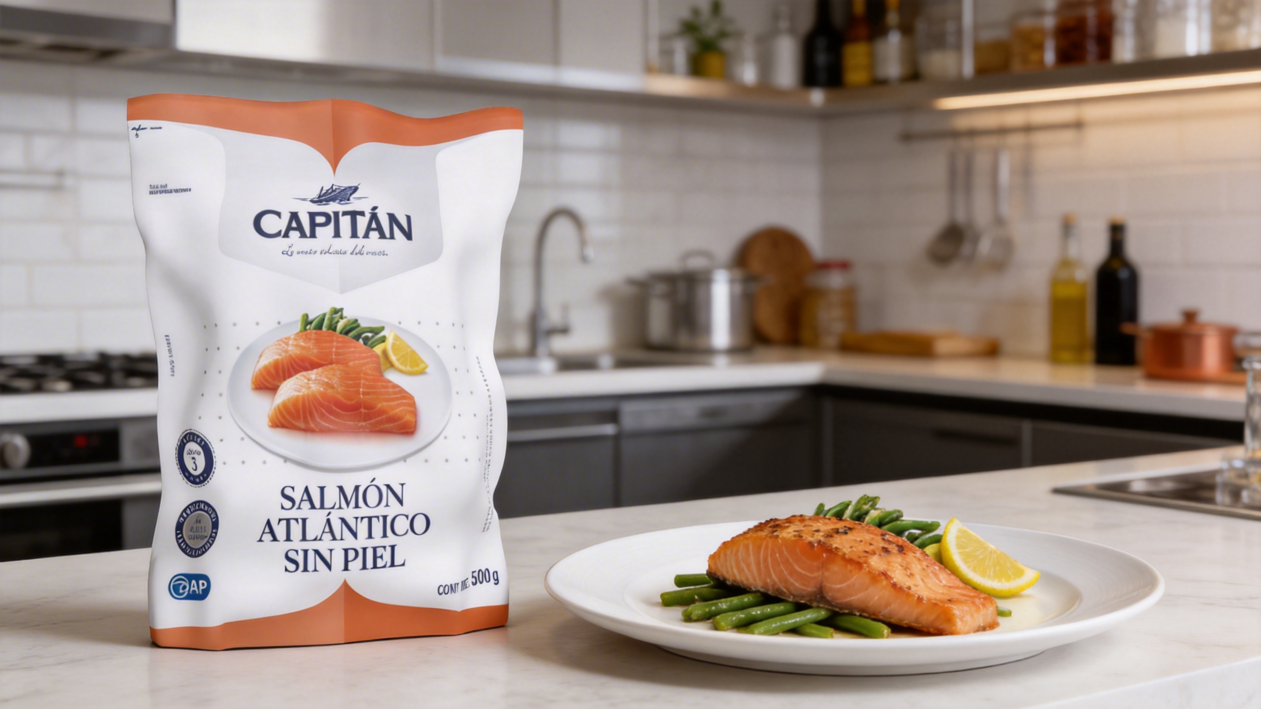 Salmón Atlántico sin Piel — Capitán