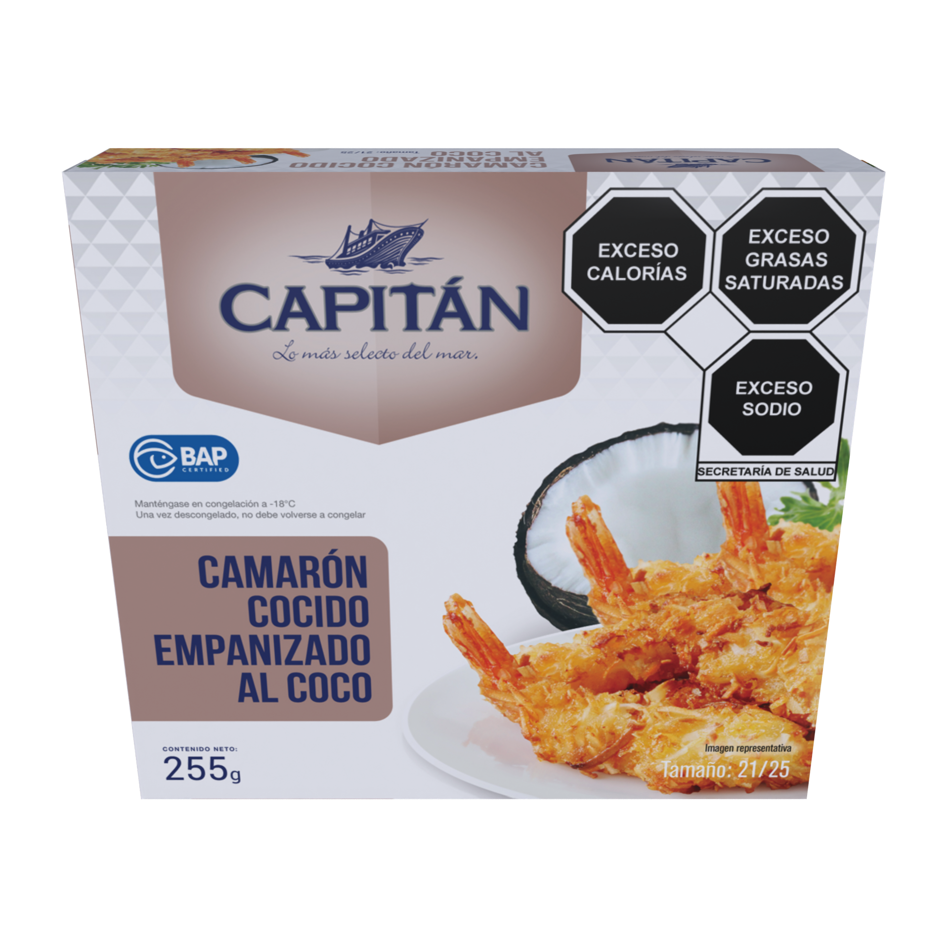 Camarones Empanizados al Coco