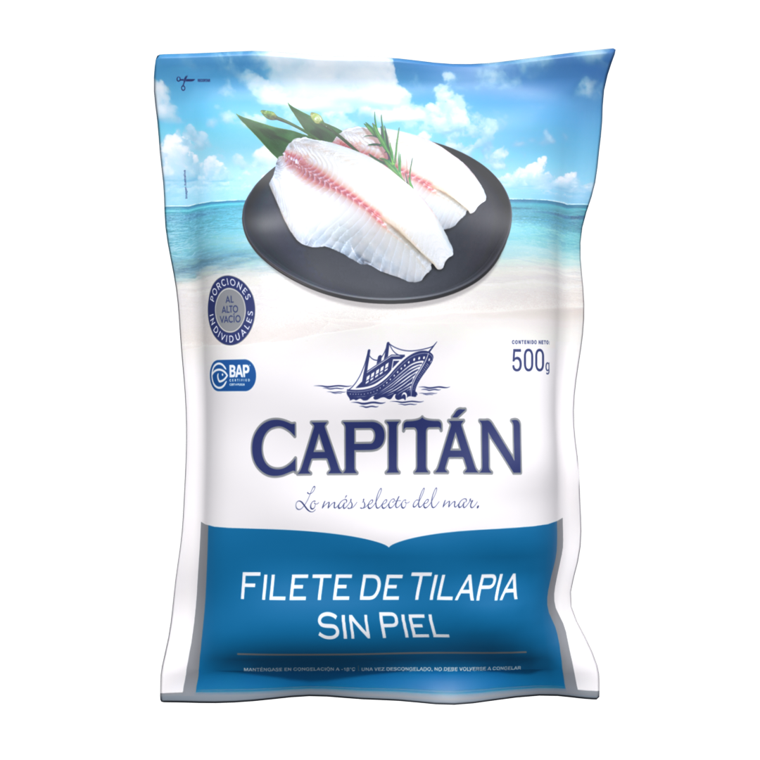 Filete de Tilapia sin Piel